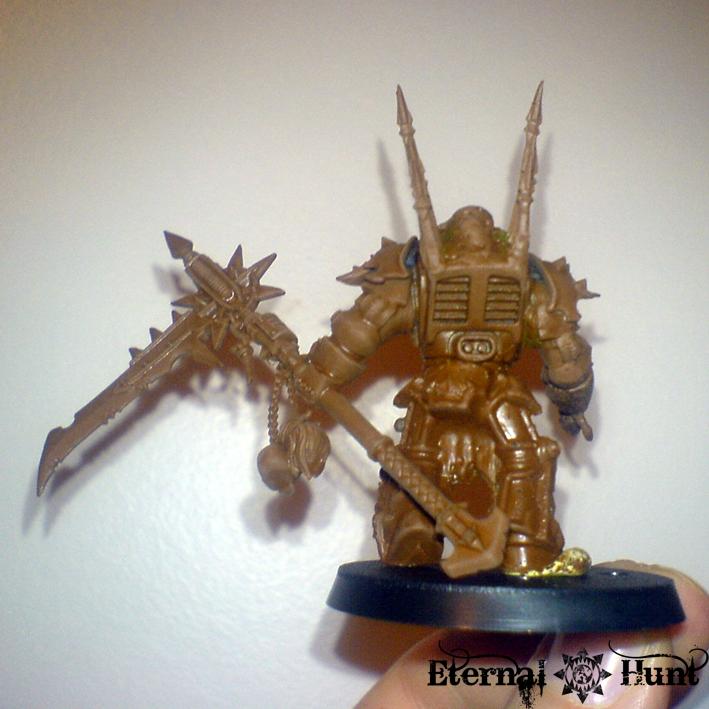 Figurine Warhammer 40K – Typhus Death Guard, Métal, OOP, Non Peinte, Games Workshop